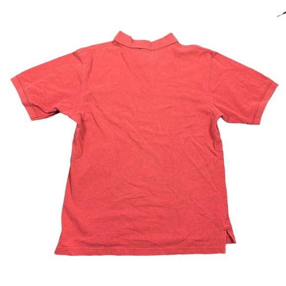 Daniel Cremieux Medium Red Polo Shirt Cotton Casual Crimson - Picture 2 of 3